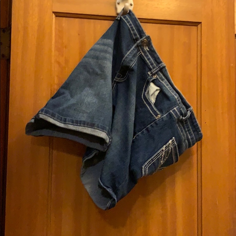 Denim shorts